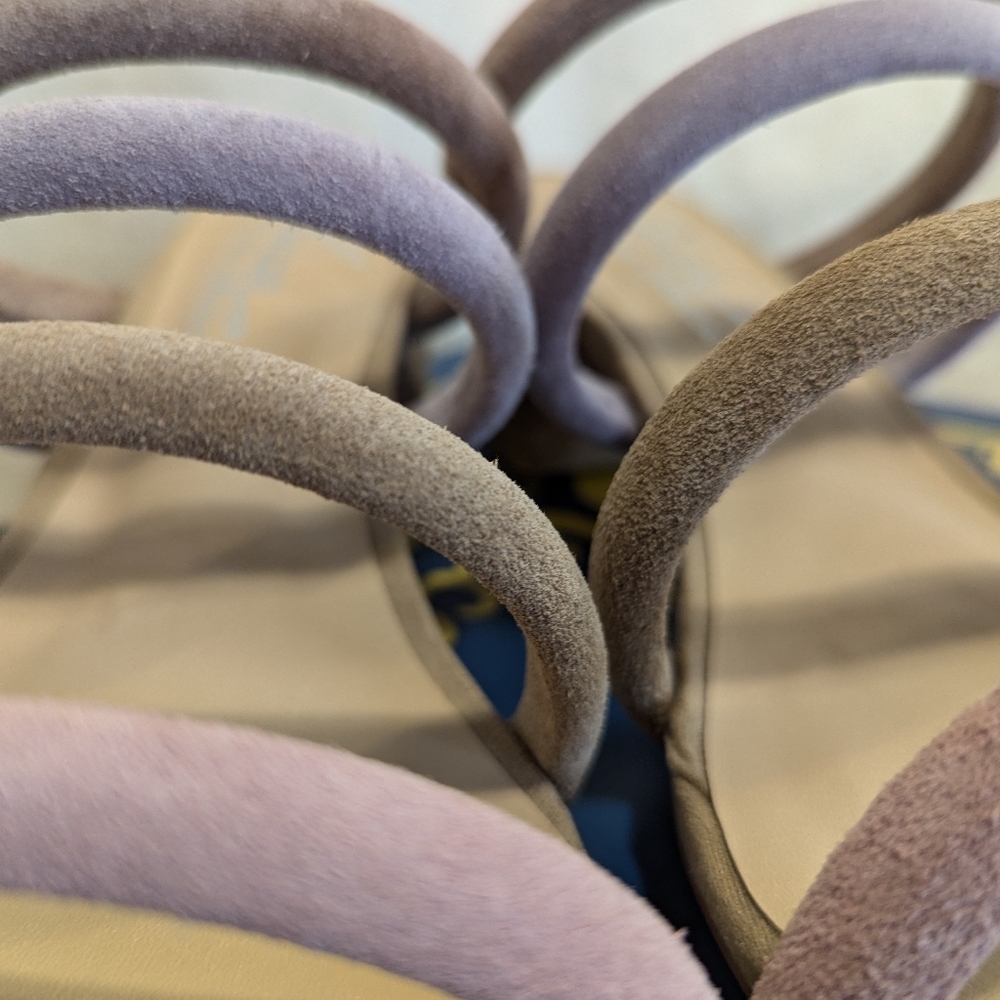 NWB Sbicca Hessmer Suede Leather dress sandals, size 8. - Picture 3 of 6